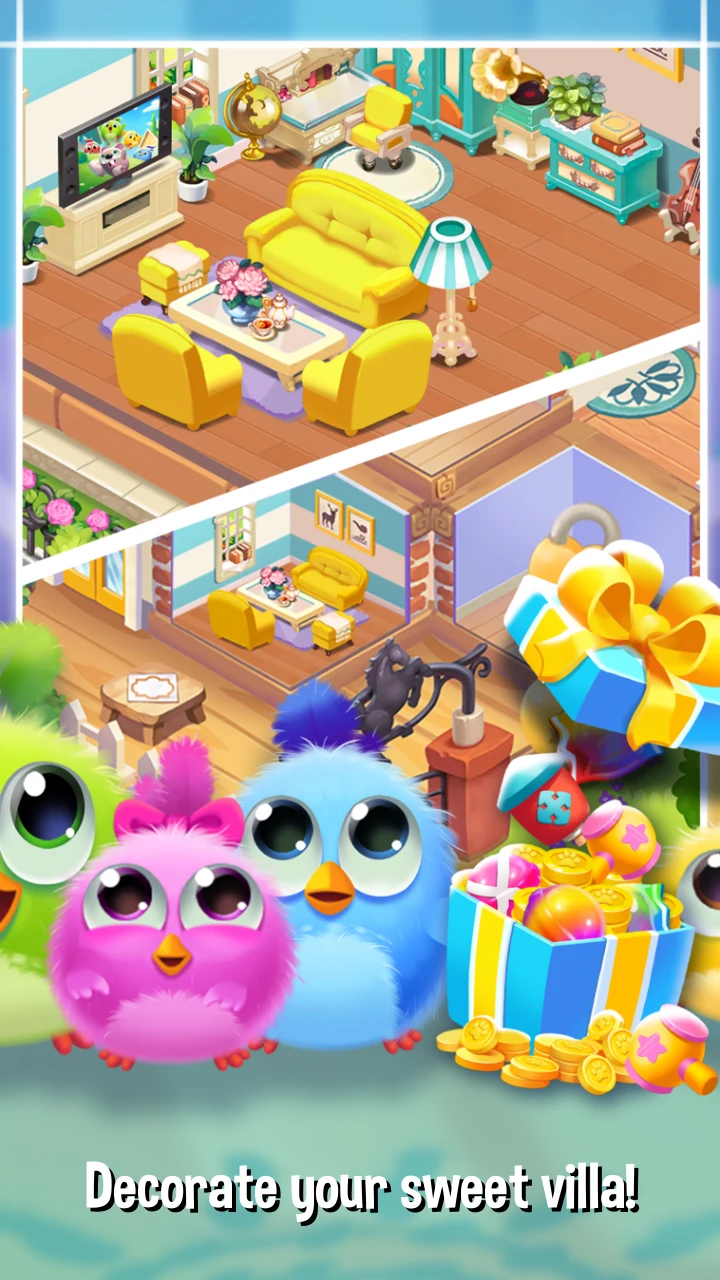 Bird Friends : Match 3 Puzzle screenshot